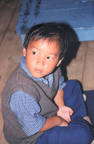 A Tibetan child
